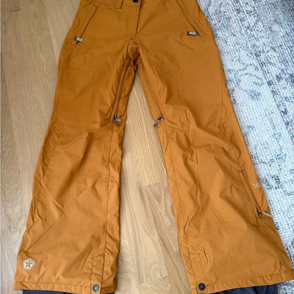 SESSIONS Woman’s Burnt Orange Snow Pants